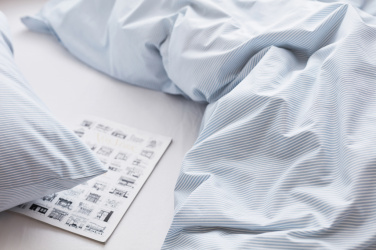 Logo trade corporate gift photo of: VINGA Montgomery premium cotton bed linen, 4 pcs set