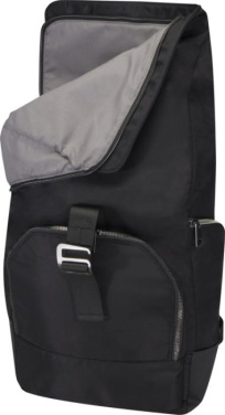 Logotrade promotional merchandise picture of: Rhine 15” GRS recycled rolltop backpack 18L