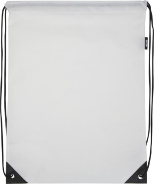 Logo trade advertising products image of: Evergreen GRS recycled non-woven drawstring bag 5L