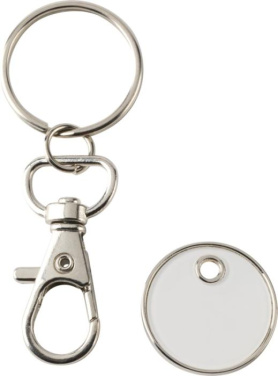 Logo trade corporate gifts picture of: Rory keyring with trolley coin