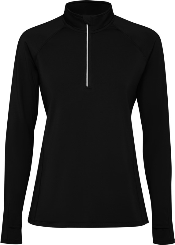 Logo trade promotional merchandise picture of: Estambul long sleeve women's half zip sweatshirt