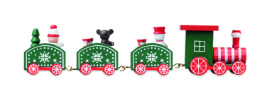 Logotrade promotional item image of: Wooden Christmas train
