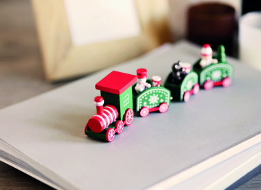 Logotrade promotional giveaways photo of: Wooden Christmas train