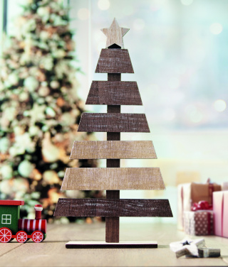 Logo trade promotional gifts image of: Wooden Christmas tree