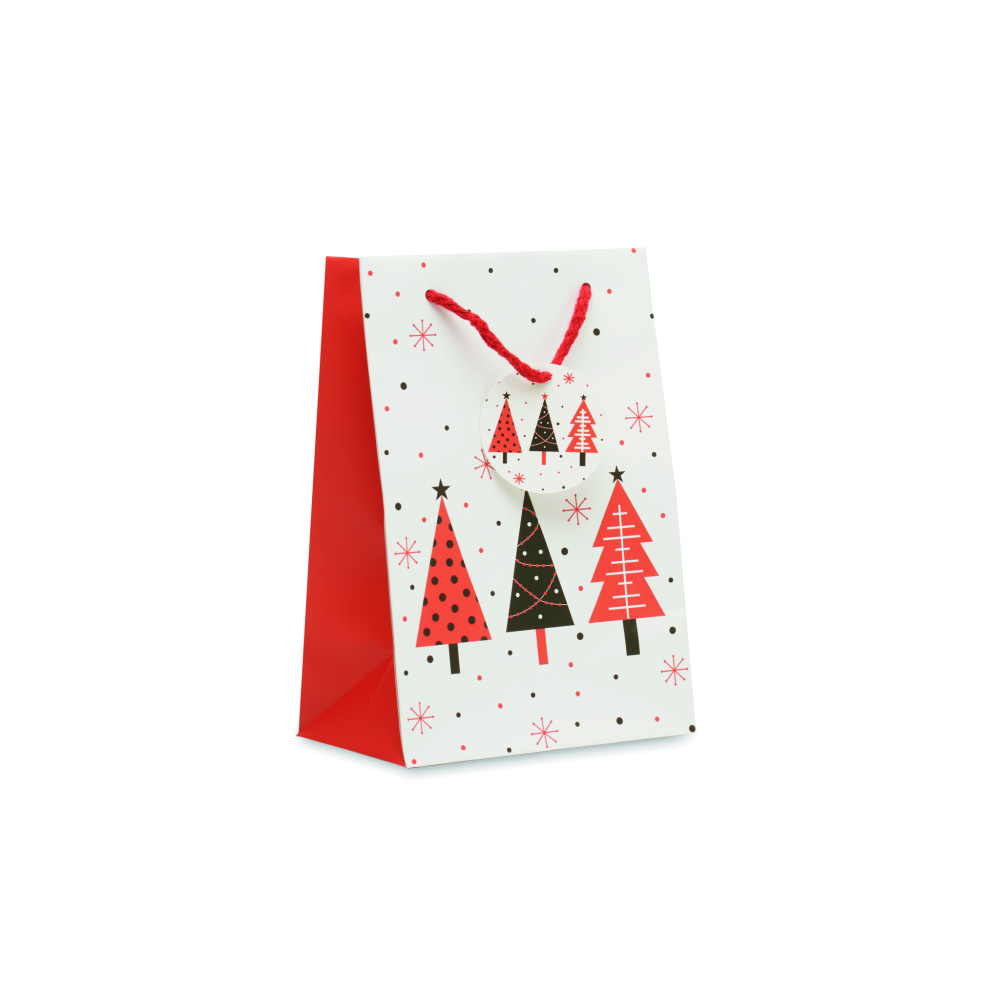 Logo trade promotional giveaways image of: Gift paper bag small