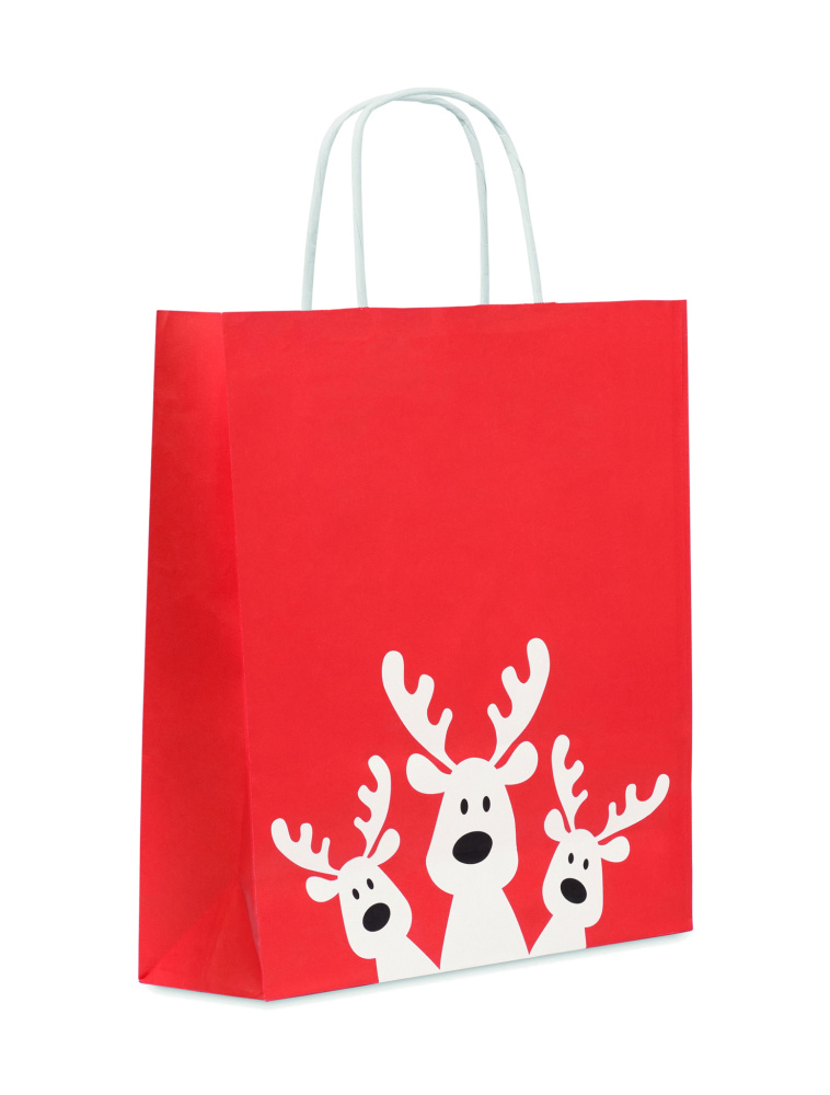 Logo trade corporate gifts image of: Gift paper bag medium