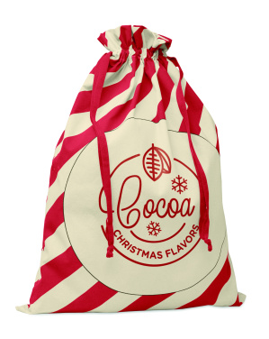 Logotrade promotional giveaway image of: Large Santa cotton bag