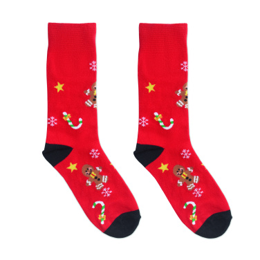 Logotrade advertising product picture of: Pair of Christmas socks M