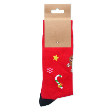 Logo trade promotional products picture of: Pair of Christmas socks L