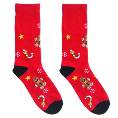 Logotrade promotional gift picture of: Pair of Christmas socks L