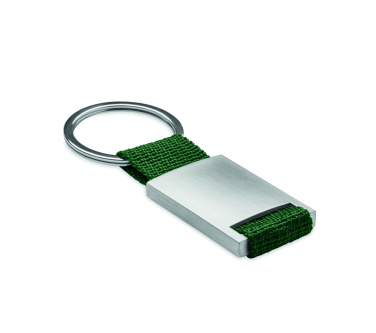 Logotrade promotional merchandise picture of: Metal rectangular key ring Espoo