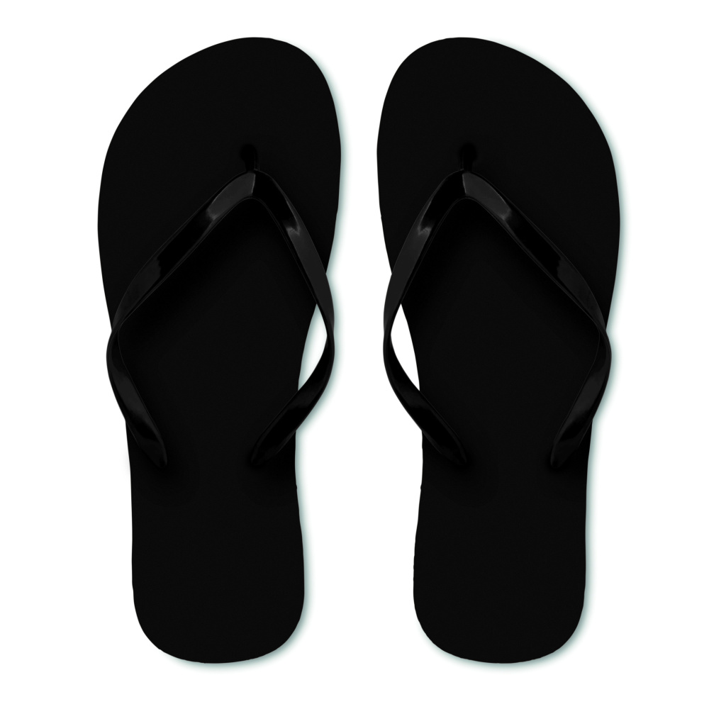 Logo trade advertising products picture of: EVA beach slippers L