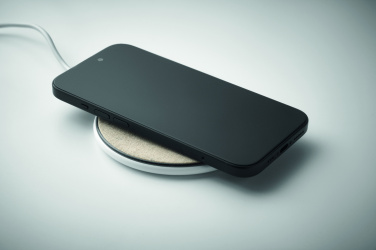 Logotrade corporate gift picture of: Cork wireless charger 15W