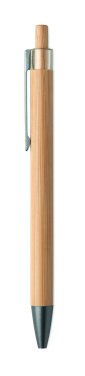 Logotrade promotional product image of: Push button bamboo pen
