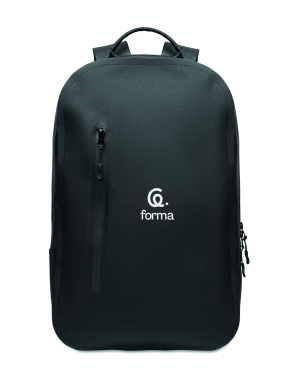 Logotrade promotional gift picture of: 300D RPET computer backpack