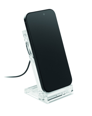 Logotrade corporate gift picture of: Acrylic wireless charger 15W