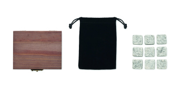 Logo trade business gift photo of: 9 stone ice cube set in box