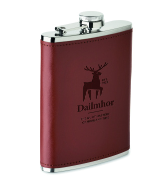 Logotrade business gift image of: Slim hip flask 200 ml