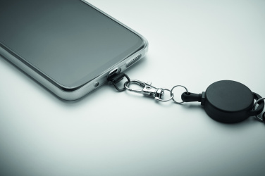 Logo trade promotional giveaways picture of: Retractable phone holder