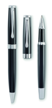 Logo trade business gift photo of: Ball pen and roller set