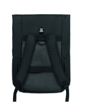 Logo trade promotional product photo of: Rolltop laptop rucksack 600D