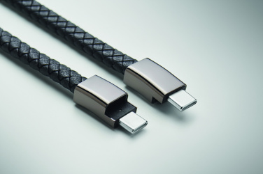 Logo trade advertising product photo of: Braided bracelet cable type-C