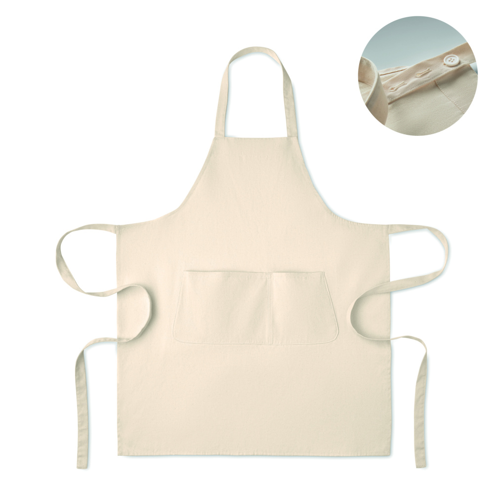 Logotrade promotional item image of: Organic cotton apron 240 gr/m²