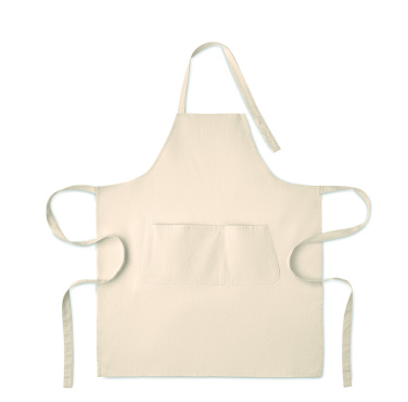 Logo trade promotional giveaways picture of: Organic cotton apron 240 gr/m²