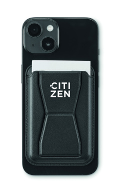 Logo trade promotional items image of: Magnetic PU cardholder