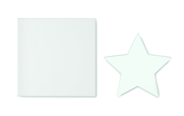 Logo trade promotional items image of: Glass star award
