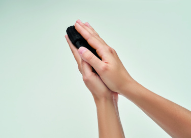 Logo trade promotional giveaway photo of: Hand warmer knitted polyester