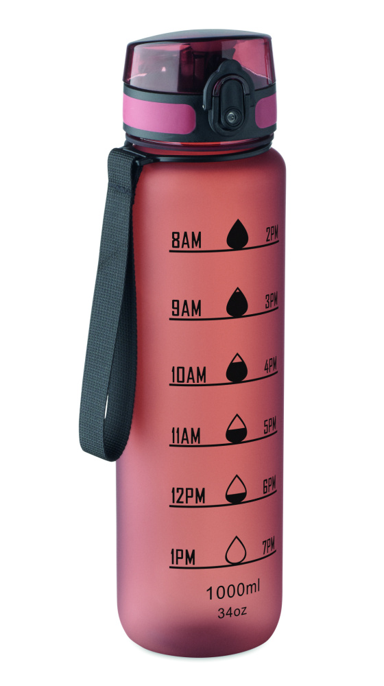 Logo trade corporate gifts picture of: Sports water bottle RPET 1L