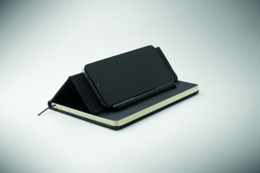 Logotrade advertising products photo of: A5 notebook with phone holder