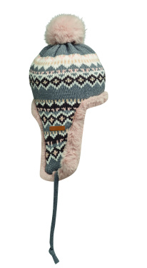 Logo trade promotional merchandise picture of: Knitted beanie with ear flap