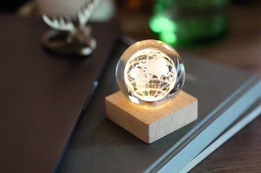Logo trade promotional item photo of: LED globe glass ball