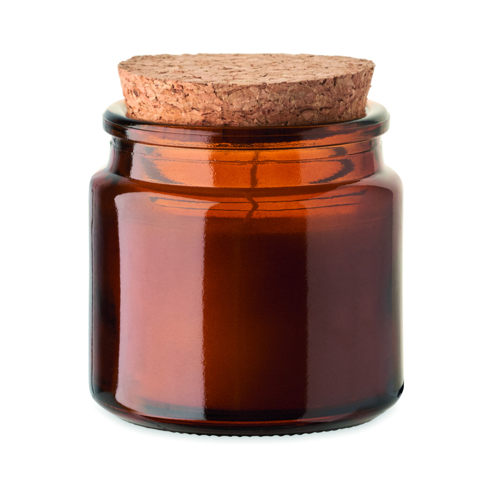 Logo trade corporate gifts picture of: Plant based wax candle 70 gr