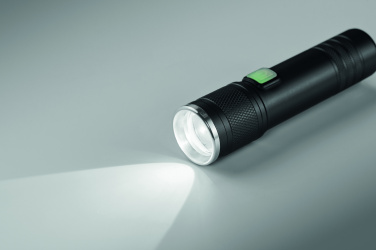 Logo trade promotional giveaways image of: Rechargeable COB light torch
