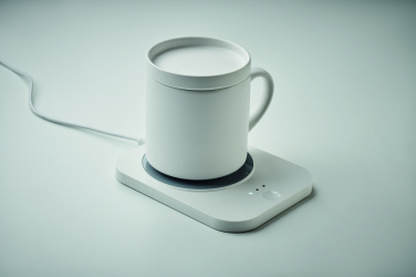 Logotrade promotional merchandise picture of: Wireless charger mug warmer set