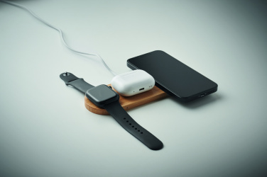 Logotrade promotional item picture of: 3 in 1 15W wireless charger