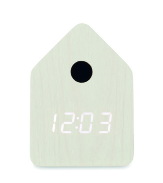 Logo trade promotional products picture of: MDF cuckoo alarm clock