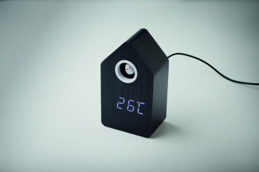 Logo trade promotional products picture of: MDF cuckoo alarm clock