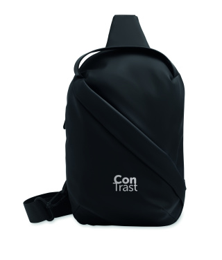 Logo trade advertising products image of: Cross chest bag in soft PU
