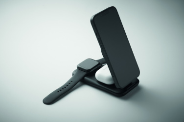 Logo trade promotional items picture of: 3 in 1 wireless charger 15W