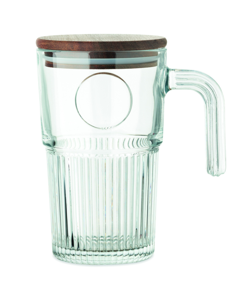Logo trade promotional gift photo of: Glass mug 450ml