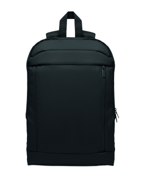 Logo trade promotional giveaways picture of: Expandable 600D RPET backpack
