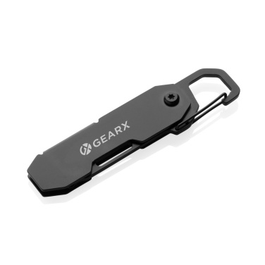 Logo trade promotional gift photo of: Gear X foldable EDC tool with carabiner and parcel cutter