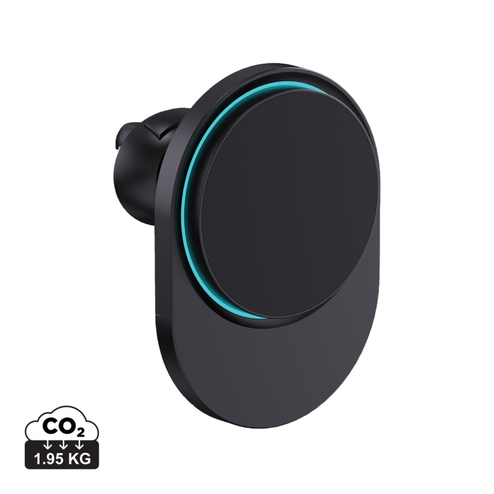 Logotrade corporate gifts photo of: PowerCruze RCS rplastic 15W magnetic charging car holder