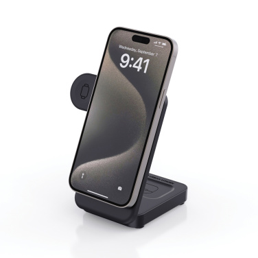 Logotrade business gift image of: Urban Vitamin Arcadia RCS rplastic 15W 3in1 magnetic charger