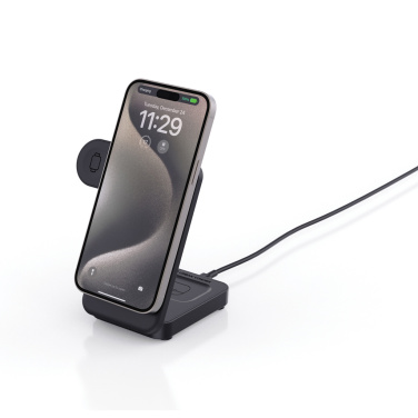 Logo trade promotional products picture of: Urban Vitamin Arcadia RCS rplastic 15W 3in1 magnetic charger