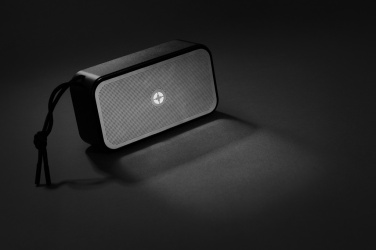 Logo trade promotional products image of: Swiss Peak RCS recycled aluminium 10W bass speaker